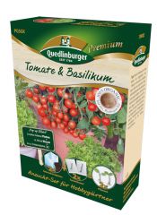 Tomate & Basiilikum Anzucht-Set  in umweltfreundl. Kokossubstrat